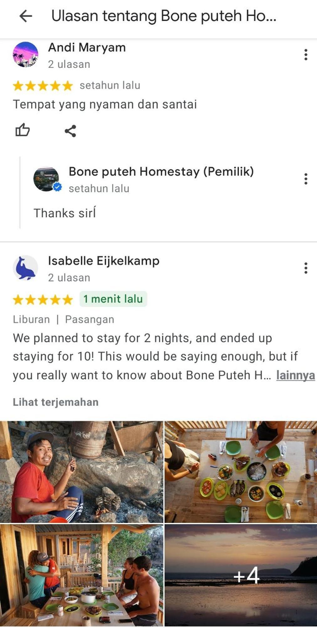 Boneputeh Homestay Taliwang Экстерьер фото